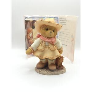 Cherished Teddies Sierra You're My Partner Cowgirl 466271 Figurine